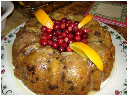 Cranberry Orange Tea Cake